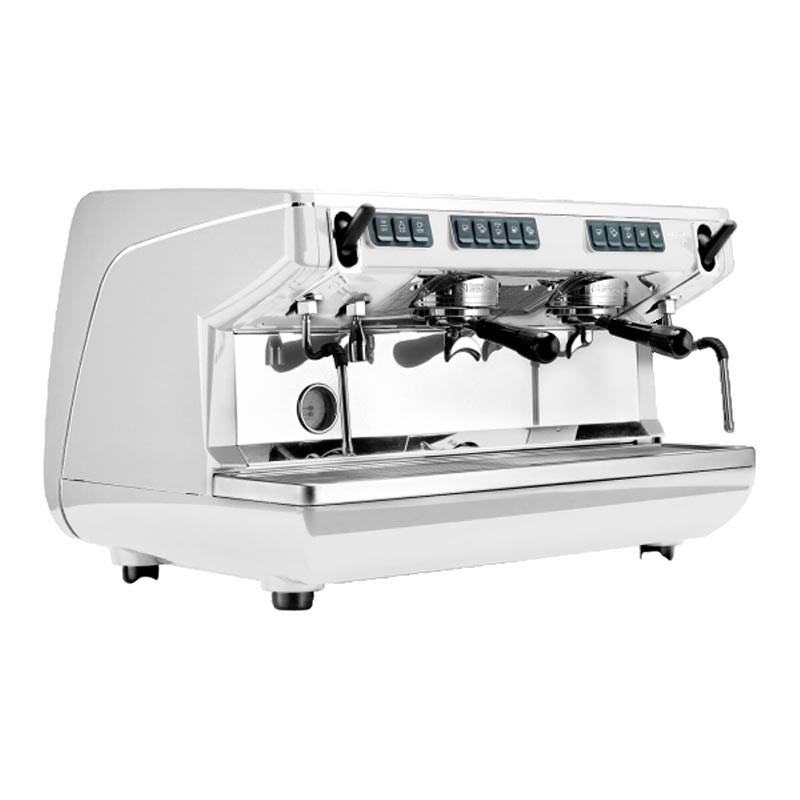 Nuova Simonelli Appia Life Tall Cup Tam Otomatik Espresso Kahve Makinesi, 2 Gruplu, Beyaz, kahve aksesuarı