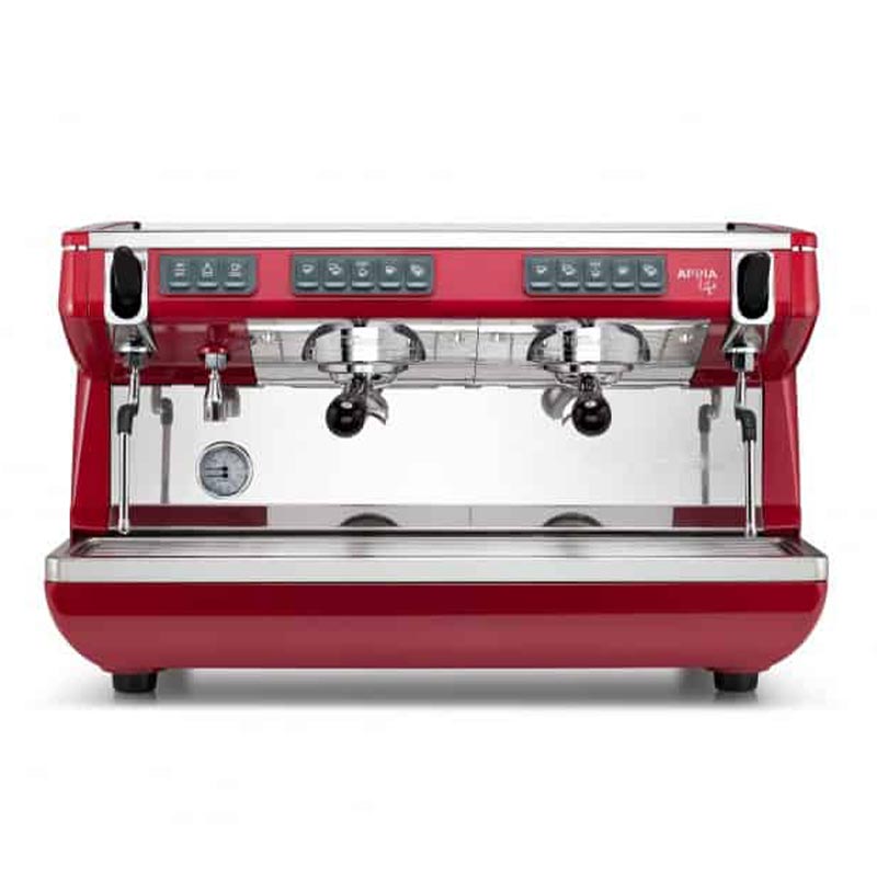 Nuova Simonelli Appia Life Tall Cup Tam Otomatik Espresso Kahve Makinesi, 2 Gruplu, Kırmızı, kahve aksesuarı