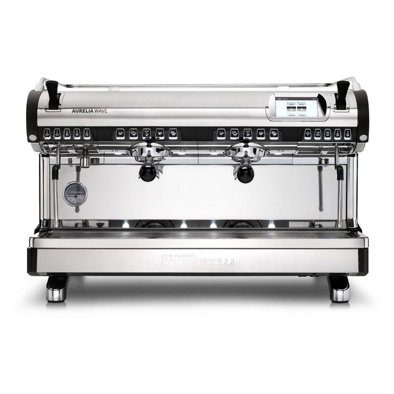 Nuova Simonelli Aurelia Wave Volumetric Tam Otomatik Espresso Kahve Makinesi, 2 Gruplu, Beyaz, kahve aksesuarı