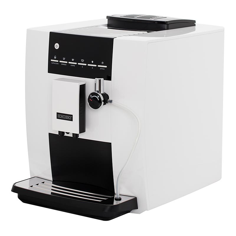 Konchero KLM1604W Süper Otomatik Espresso Kahve Makinesi, Beyaz, kahve aksesuarı