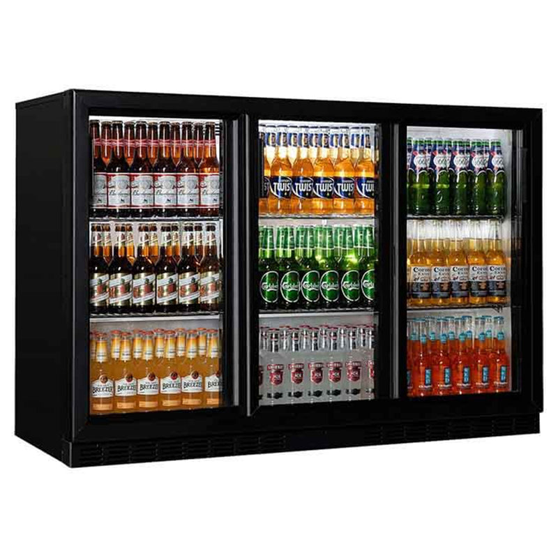 oztiryakiler 3 surgulu kapili 325 litre bar buzdolabi 135x485x85 cm