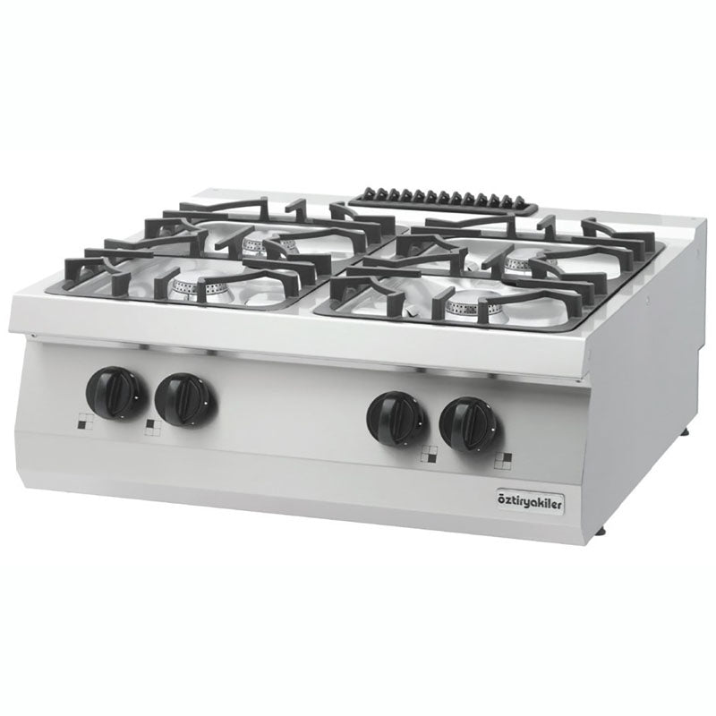 oztiryakiler 700 seri set ustu dortlu gazli ocak osog 8070 lp
