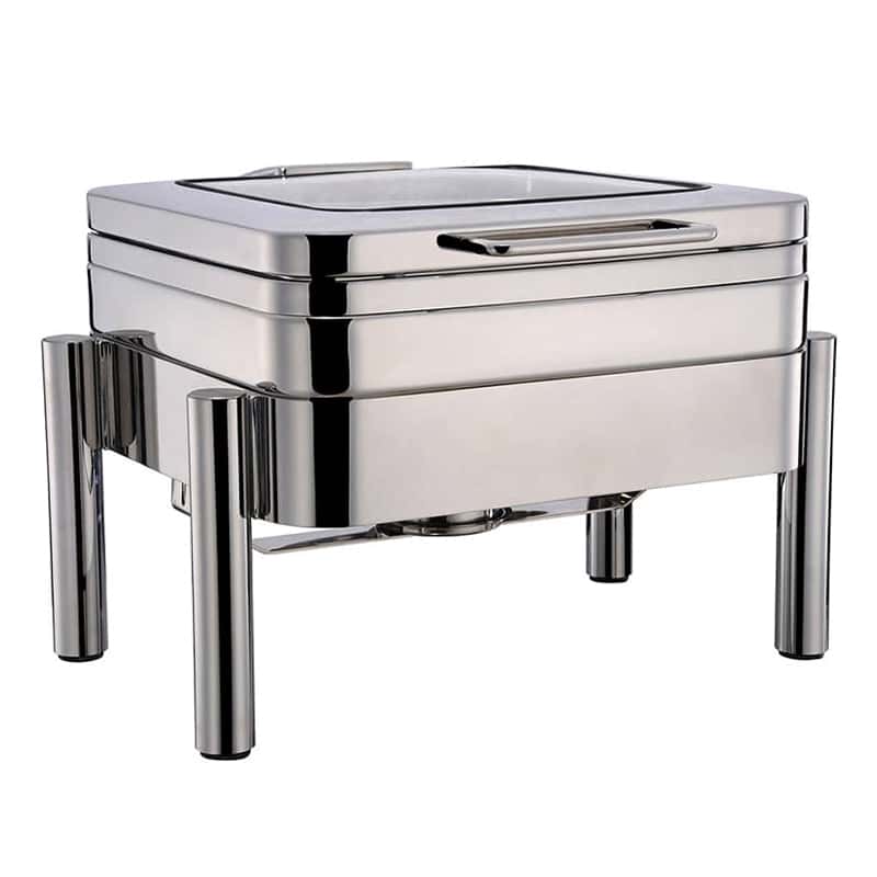 oztiryakiler chafing dish kare 6 lt ayakli