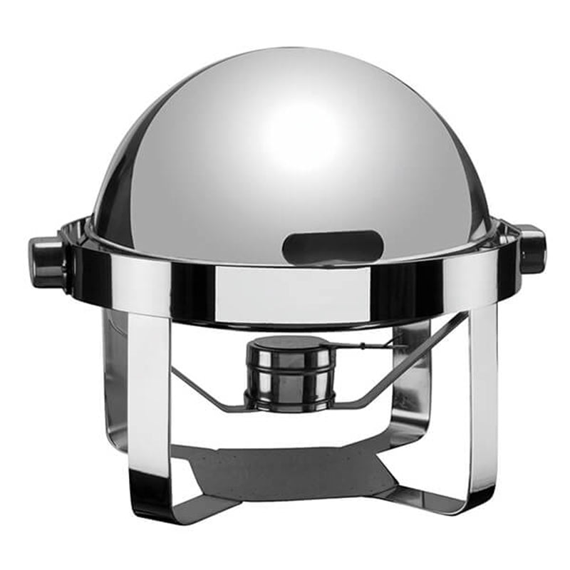 oztiryakiler chafing dish kuresel kapak duz ayak mat kizakli isiticisiz