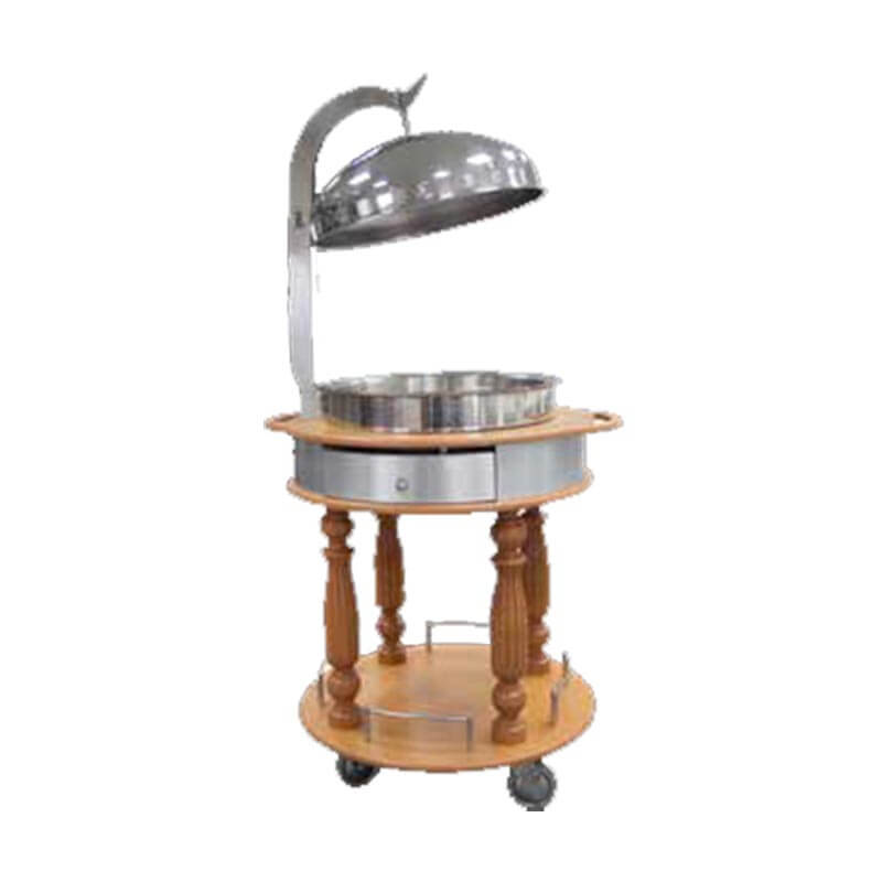 oztiryakiler chafing dish servis arabasi ø60