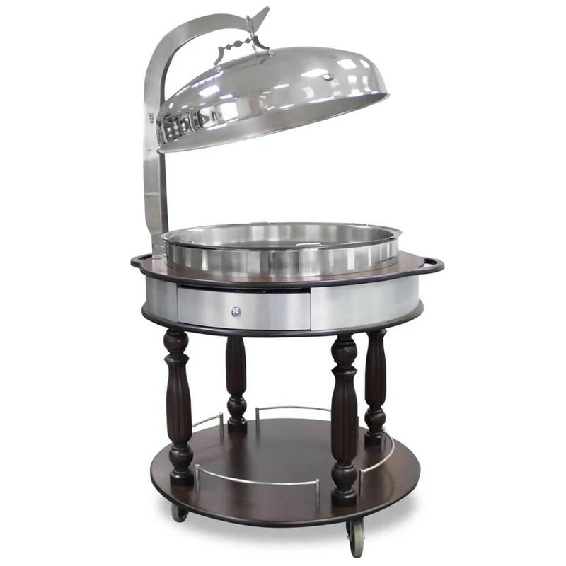 oztiryakiler chafing dish servis arabasi ø90