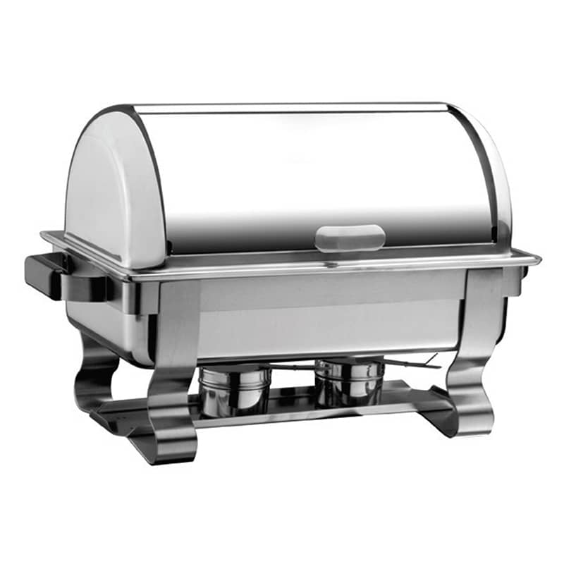 oztiryakiler chafing dish yekpare rolltop kapak was ayak kizakli