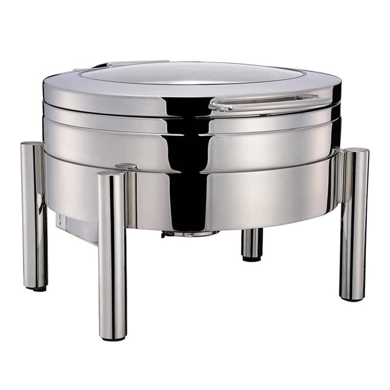 oztiryakiler chafing dish yuvarlak standli 6 lt