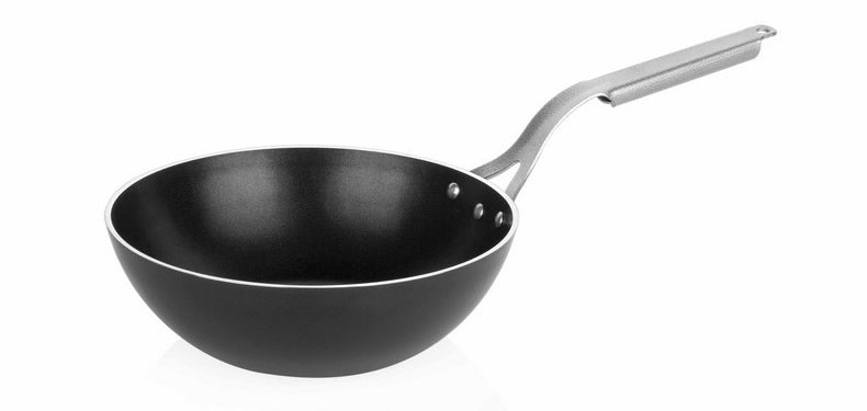 altinbasak lazzeti aluminyum wok tava 30 cm sote ve yuksek isi pisirme icin wok tava