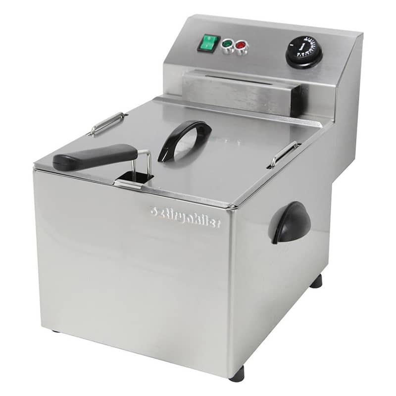 oztiryakiler elektrikli fritoz tekli 8 lt 265x43x31 cm trifaze of 8s