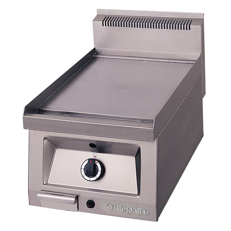 oztiryakiler elektrikli grill plate duz 40x65 cm krom kapli ogp 4065 c