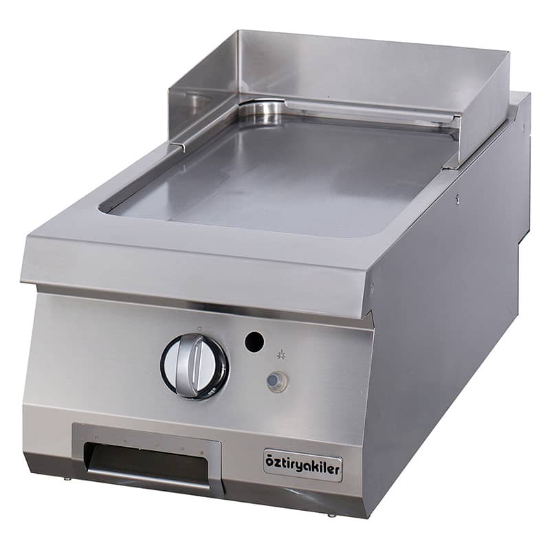 oztiryakiler gazli grill plate duz sert krom kapli 40x90x30 cm ogg 4090