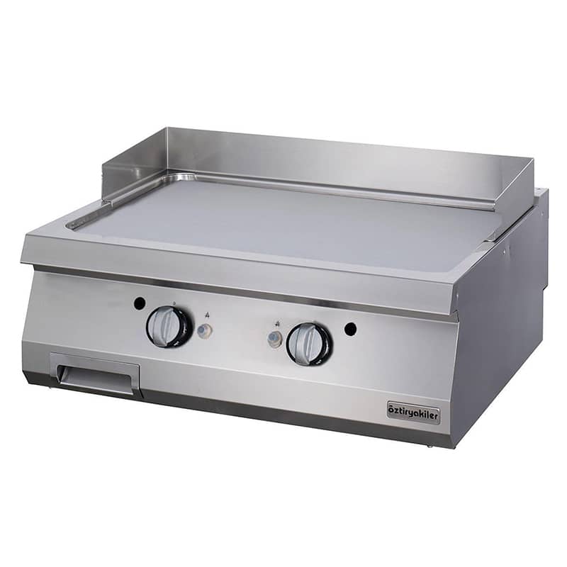 oztiryakiler gazli grill plate duz sert krom kapli 80x90x30 cm ogg 8090