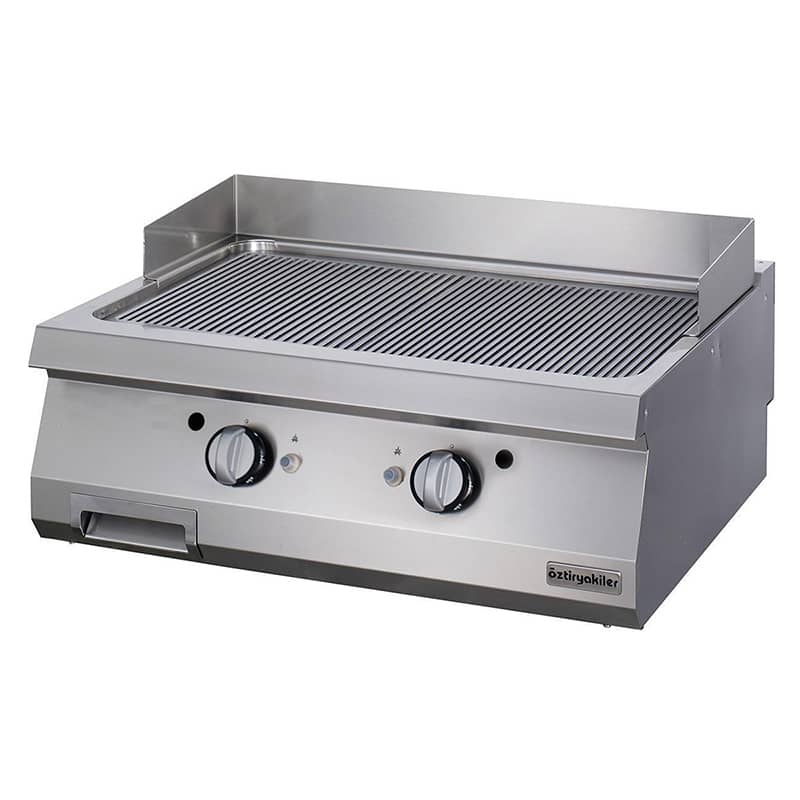 oztiryakiler gazli grill plate oluklu 80x90x30 cm ogg 8090 n