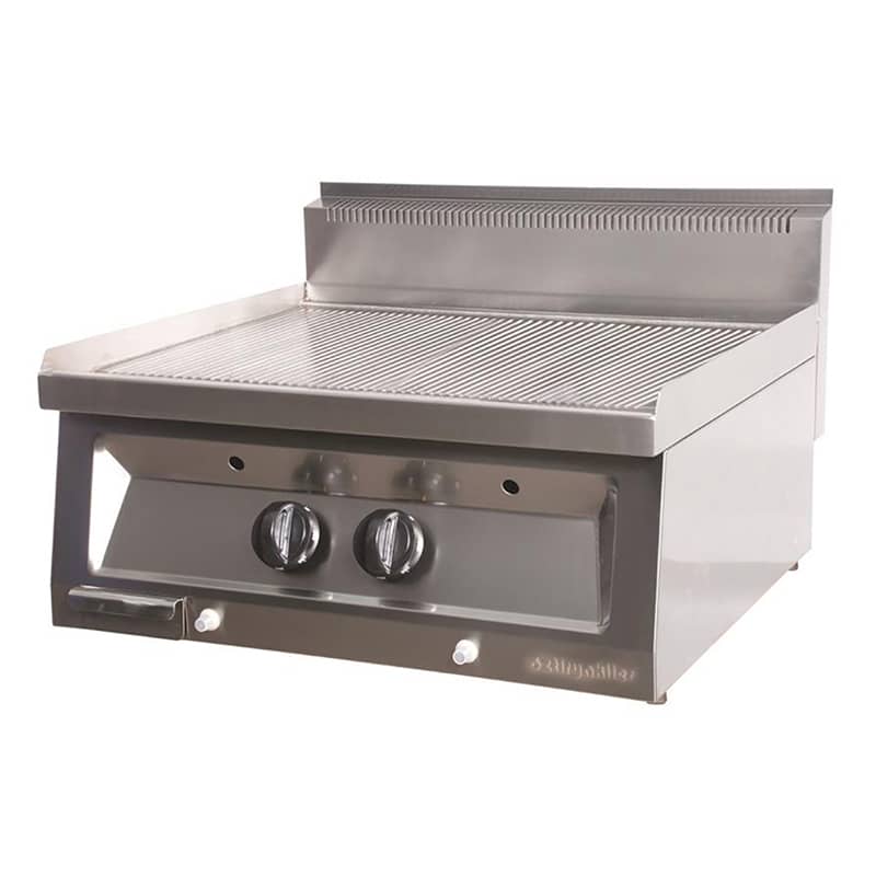 oztiryakiler gazli grill plate oluklu sert krom kapli 70x65x30 cm ogpg 7065 n ps