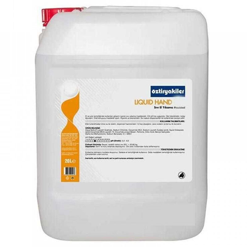 oztiryakiler liquid han eco pembe renkli sivi el temizleme maddesi 20 lt