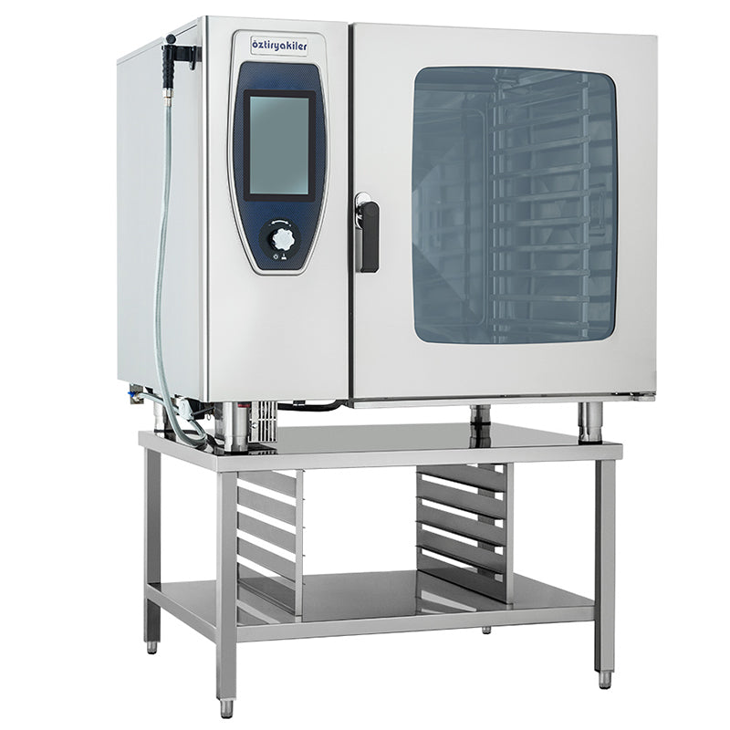 oztiryakiler okfe 102 c elektrikli kombi firin 10 x gn 21 tepsili