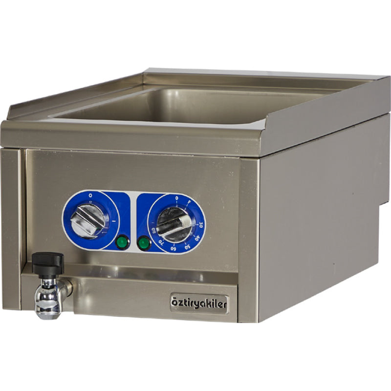 oztiryakiler optimum 900 seri set ustu bain marie elektrikli 40x90x30 cm gn kaplar haric obe 4090 e