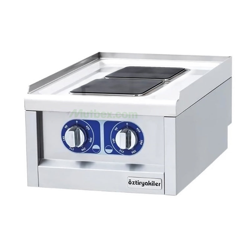 oztiryakiler optimum 900 seri set ustu ocak elektrikli ikili 40x90x30 cm osoe 4090 e