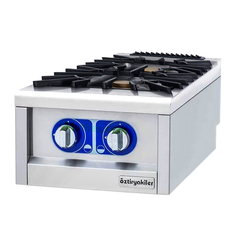 oztiryakiler optimum 900 seri set ustu ocak gazli ikili 40x90x30 cm osog 4090 lpe