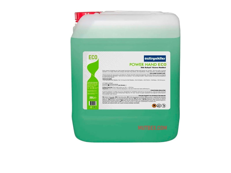 oztiryakiler power hand eco elde bulasik temizleme maddesi 20 lt