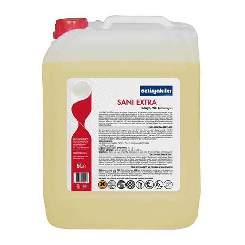 oztiryakiler sani extra eco asidik banyo tuvalet temizleme maddesi 5 lt