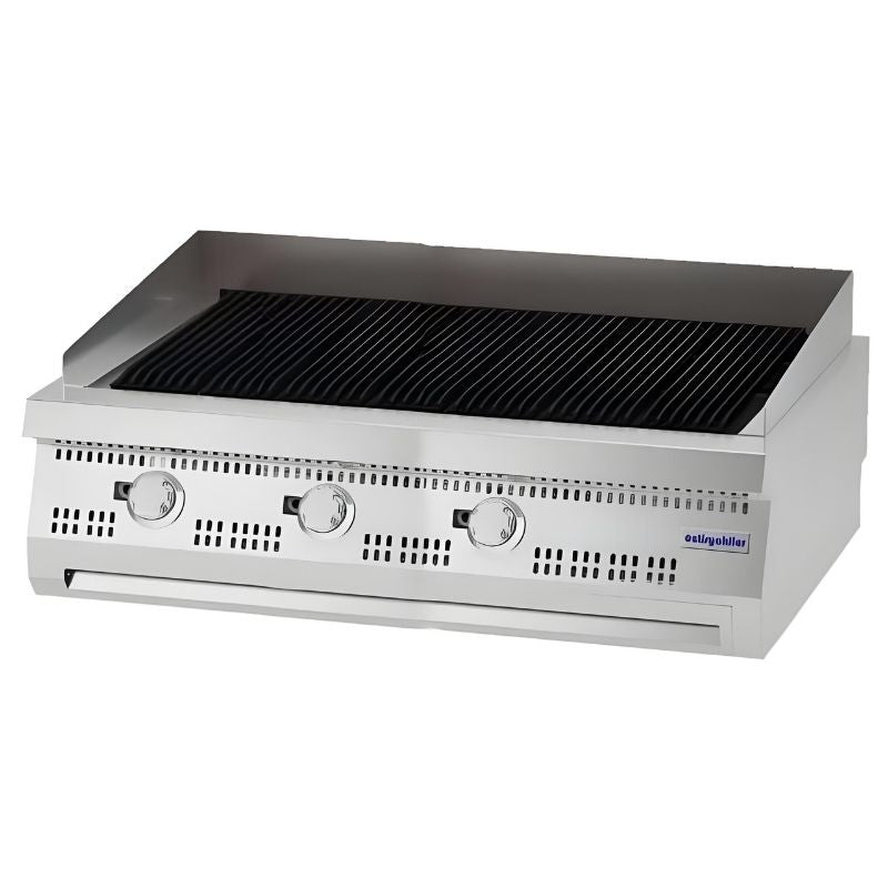 oztiryakiler set ustu dokum izgara gazli v2 model 120x70x30 cm