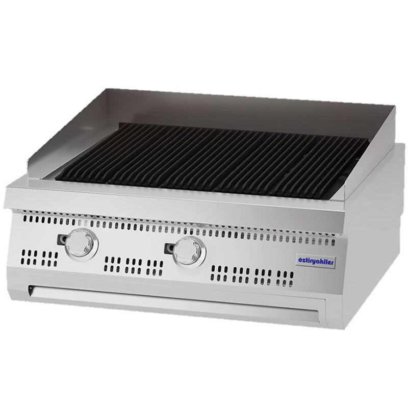 oztiryakiler set ustu dokum izgara gazli v2 model 80x70x30 cm