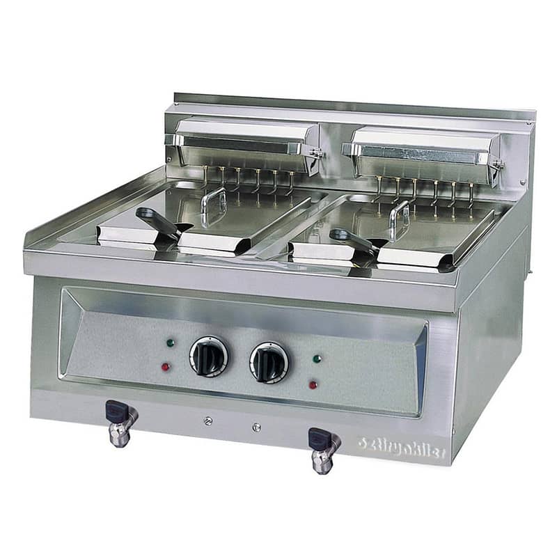 oztiryakiler set ustu elektrikli fritoz ciftli asansorlu 70x65x30 cm ofa 7065