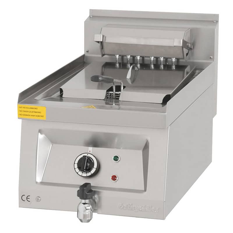 oztiryakiler set ustu elektrikli fritoz tekli 40x65x30 cm ofa 4065