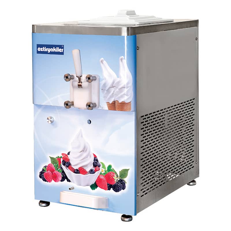 oztiryakiler tek kollu dondurma makinesi set ustu pompali karistiricili 11 lt