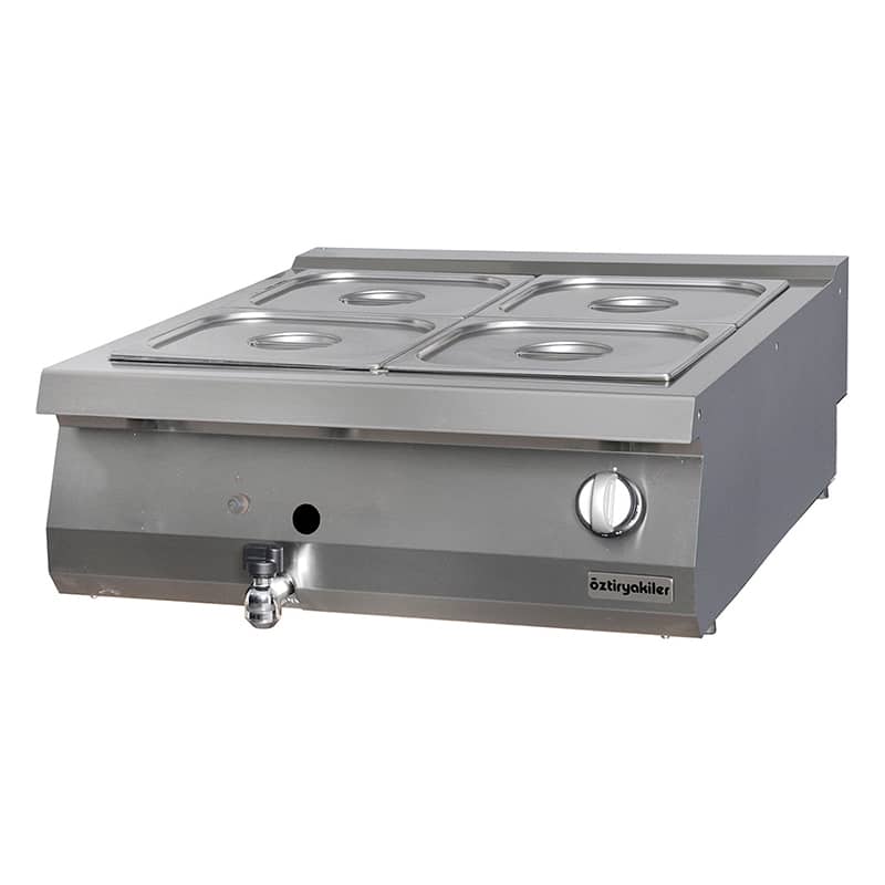 oztiryakiler yeni 900 set ustu bain marie gazli 80x90x30-gn kaplar haric obg 8090