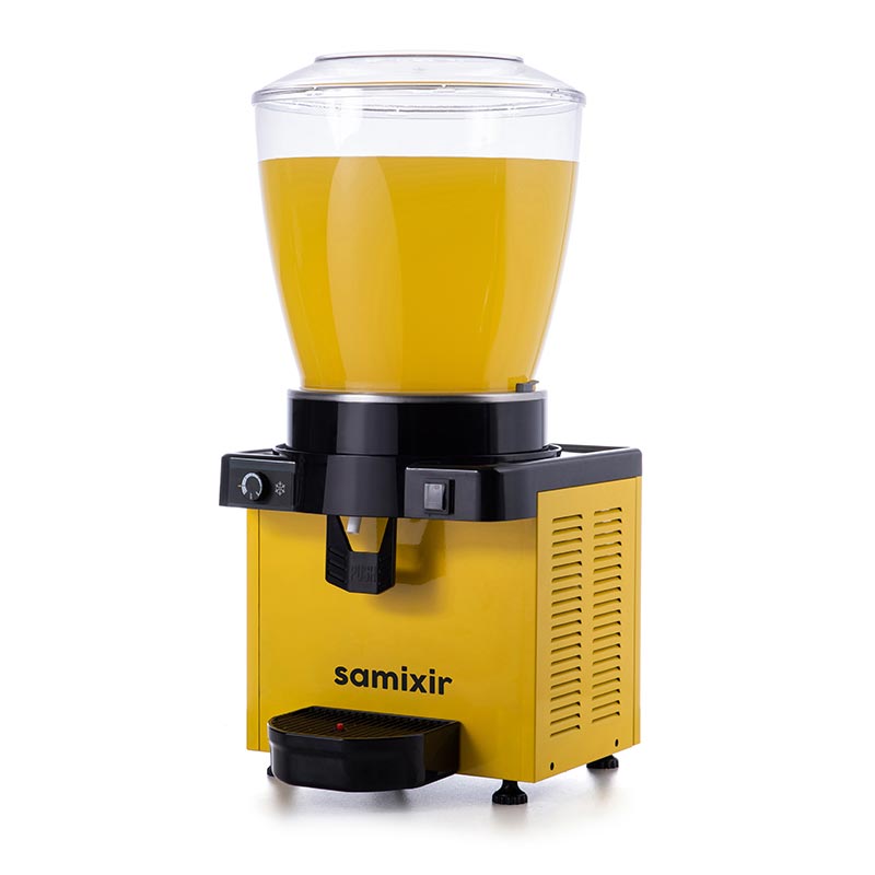 Samixir M22 Panaromik Analog Soğuk İçecek Dispenseri, 22 L, Sarı, soğuk içecek dispenseri