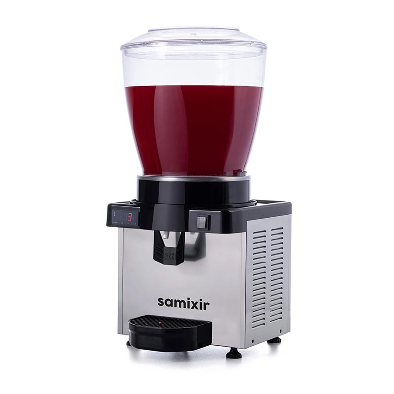 Samixir M22 Panaromik Dijital Soğuk İçecek Dispenseri, 22 L, Inox, soğuk içecek dispenseri