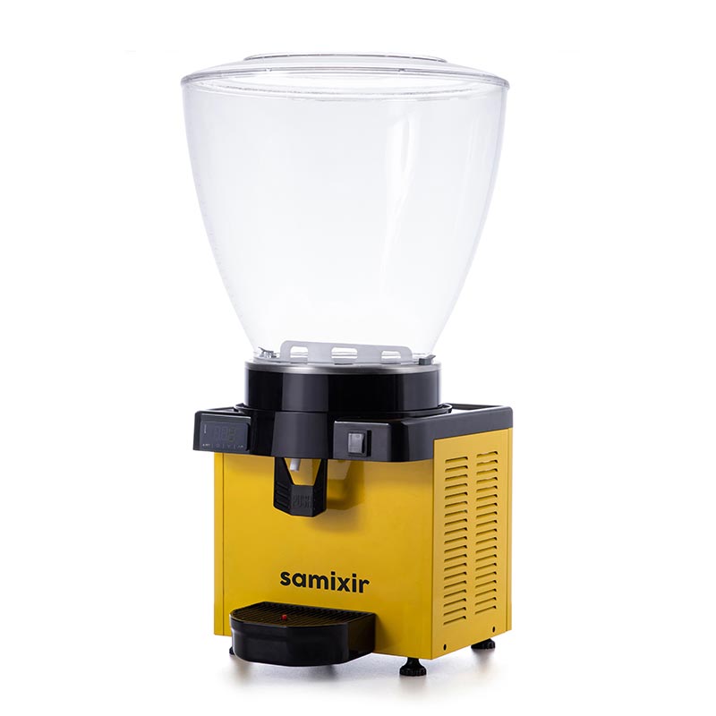Samixir M40 Panaromik Dijital Soğuk İçecek Dispenseri, 40 L, Sarı, soğuk içecek dispenseri