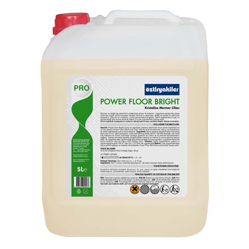 oztiryakiler parfumlu power floor bright kristalize mermer ve dogal tas cilasi 5 lt