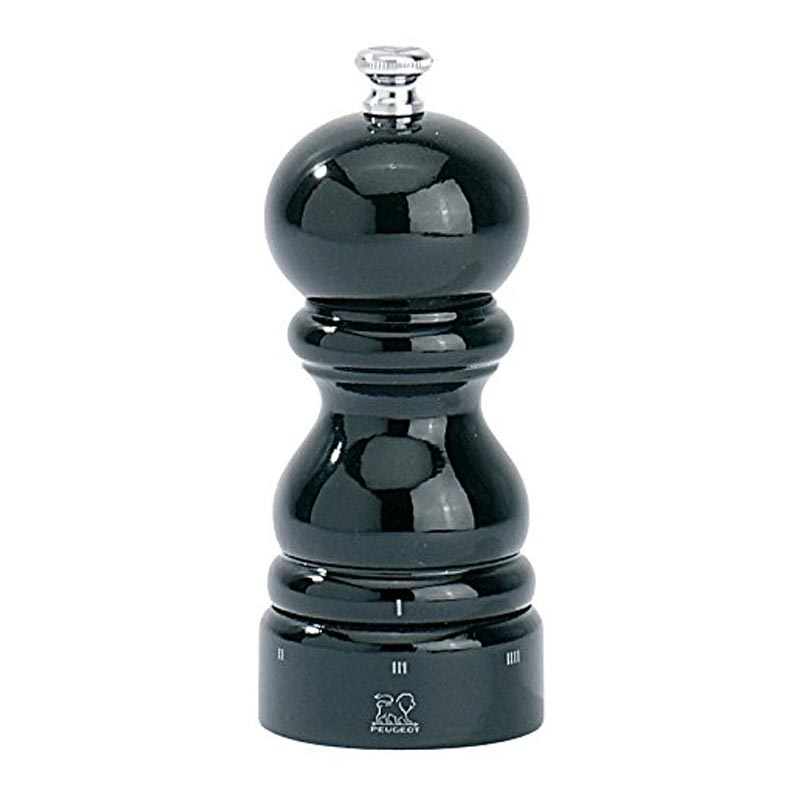 Peugeot Paris U-Select Tuz Değirmeni, 12 cm, Lake Siyah, tuz değirmeni