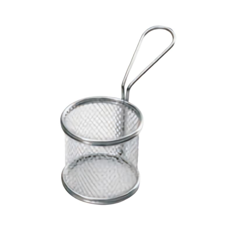 biradli yq02 yuvarlak patates sunum sepeti 9x85 cm servis ve sunum ekipmani
