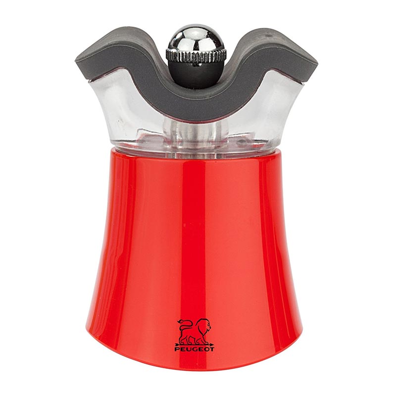 Peugeot Pep'S Combi Karabiber+Tuz, 2 İşlevli, 8 cm, Kırmızı, tuz değirmeni