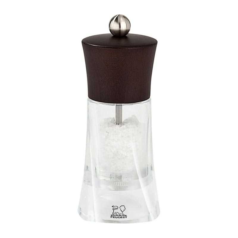 Peugeot Oleron Tuz Değirmeni, 14 cm, Kahverengi, tuz değirmeni
