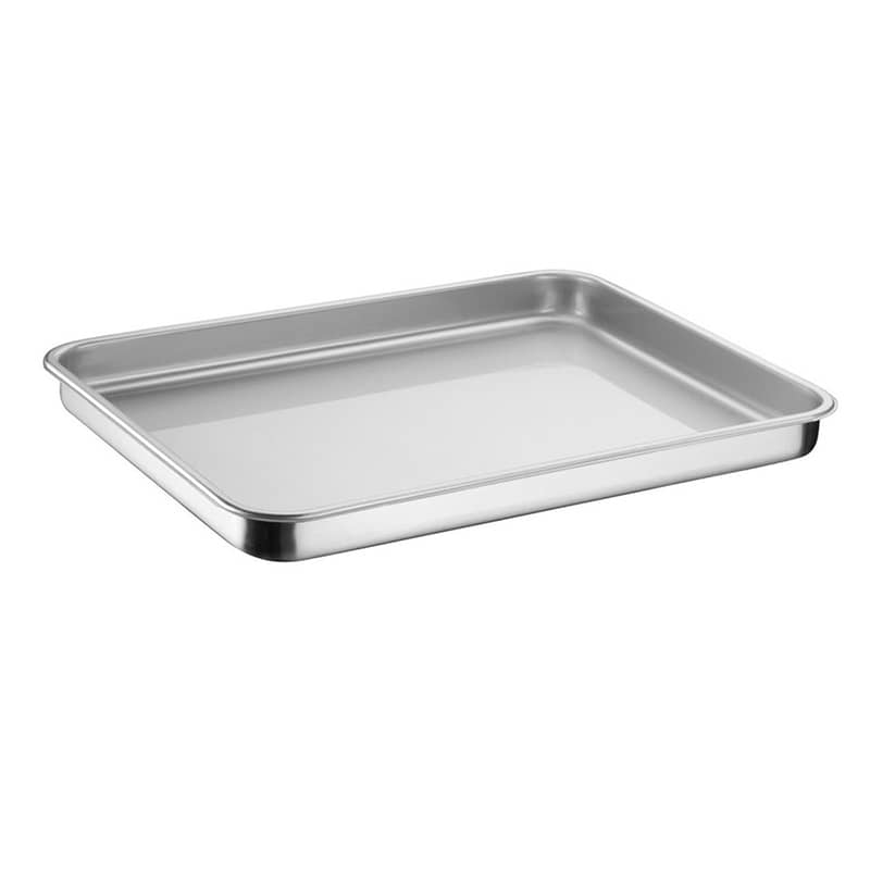 oztiryakiler pres baskili tepsi kapaksiz 080 mm sapsiz 45x60x5 cm