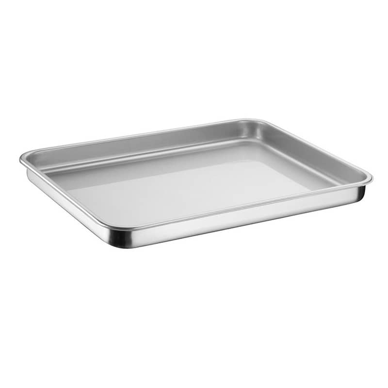 oztiryakiler pres baskili tepsi kapaksiz 080 mm sapsiz 50x70x5 cm