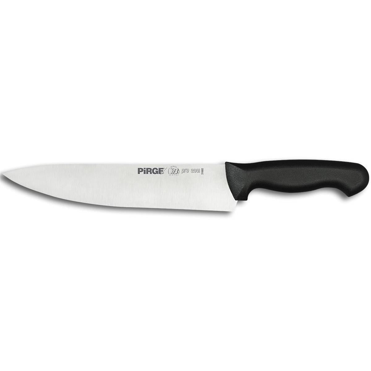 Pirge Pro 2001 Şef Bıçağı 25 Cm Siyah, profesyonel şef bıçağı