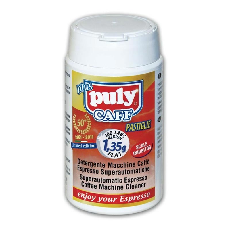 Puly Caff Plus Pastiglie Tablet Temizlik, 1.35 gr, 100 Tablet, kahve aksesuarı
