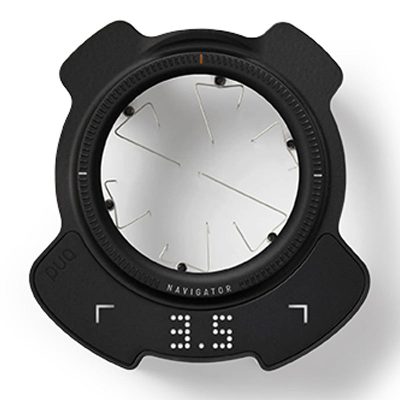 Puqpress Puq Prep Navigator Portafiltre Kahve Mikseri, 58.3 mm, Siyah, iğneli WDT kahve dağıtıcı