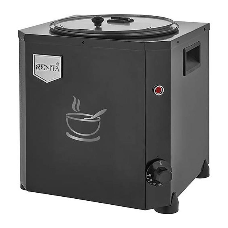 Remta CB18 Jumbo Model Çorba Isıtıcısı, 9 L, Siyah, ısıtıcı ekipman