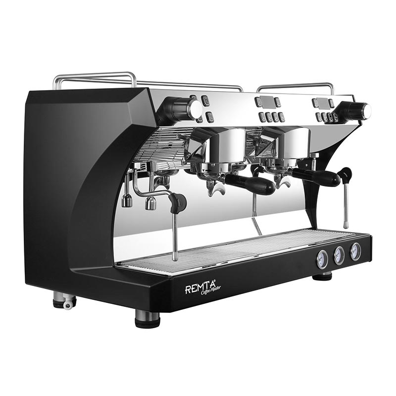 Remta Coffee Master Tam Otomatik Espresso Kahve Makinesi, 2 Gruplu, Siyah, içecek hazırlama makinesi
