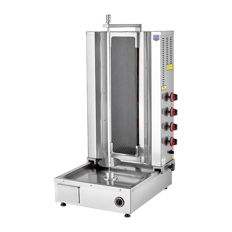 Remta D08(C) Alttan Motorlu Seren Camlı Döner Ocağı, 4 Radyanlı, LPG, döner makinesi