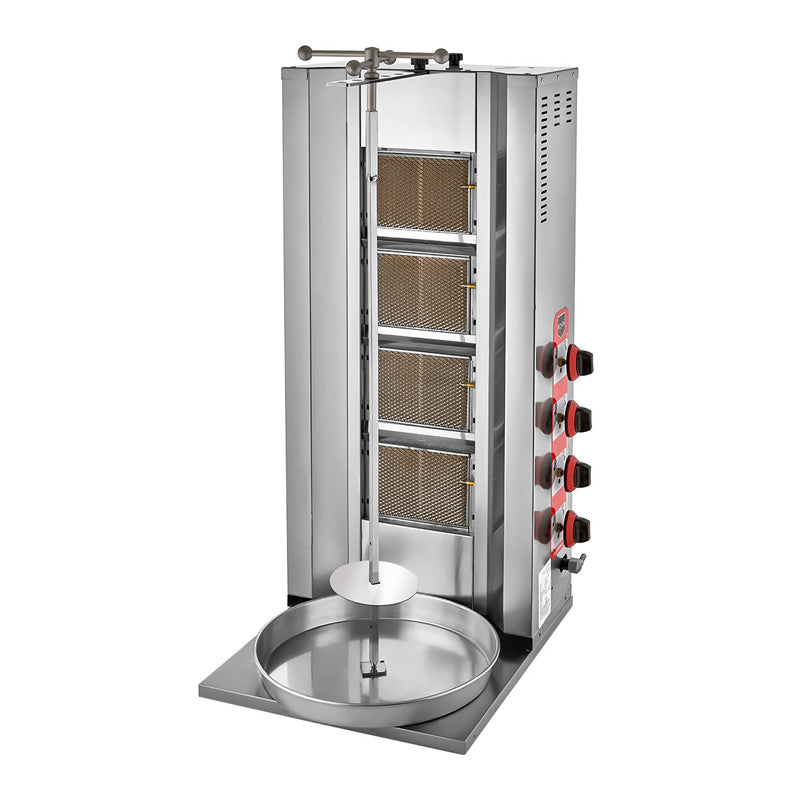 Remta D08 Motorsuz Döner Ocağı, 4 Radyanlı, LPG, döner makinesi