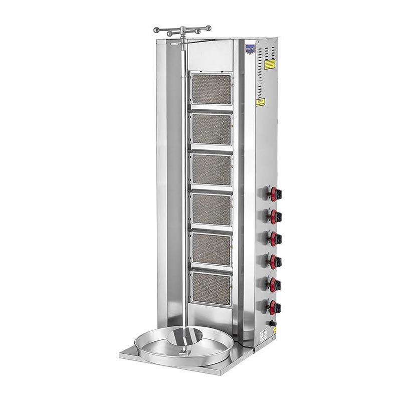 Remta D12 Döner Ocağı, 6 Radyanlı, Doğalgazlı, döner makinesi